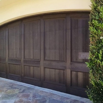Newport Beach Arched Garage Door