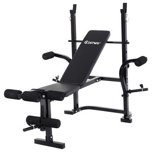 Xmark International Olympic Weight Bench With Leg And Preacher