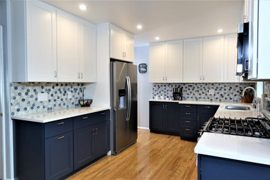 Kitchen - contemporary kitchen idea in Denver