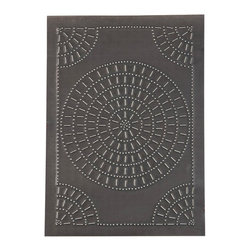 USA Handcrafted - Four Handcrafted Punched Tin Cabinet Panels Chisel  Pattern - Kitchen Cabinetry