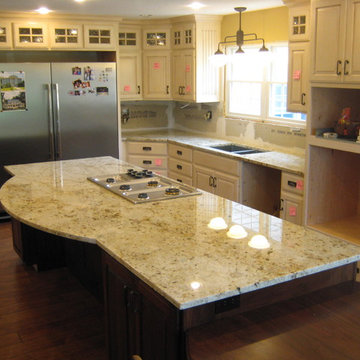 Colonial Gold Granite Kitchen Counter