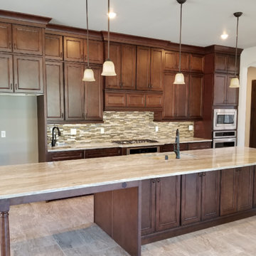 New House Build Showcasing York Chocolate Cabinets #1