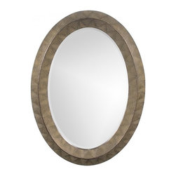 www.essentialsinside.com: zoey oval copper framed wall mirror - Wall Mirrors