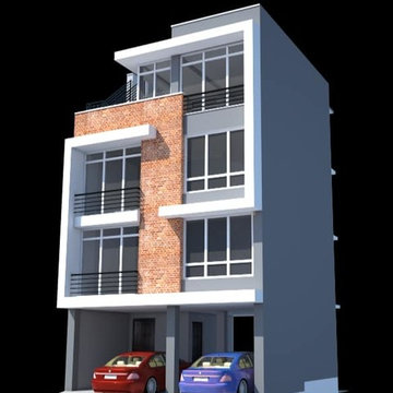 Residence design at Jorpati, Kathmandu
