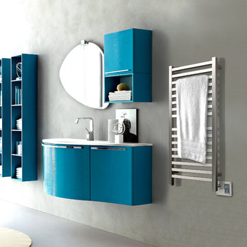 Quadro Q-2042B Brushed Heated Towel Rack
