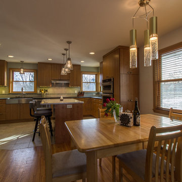 Project 3062-1 Contemporary Green Kitchen Remodel South Minneapolis