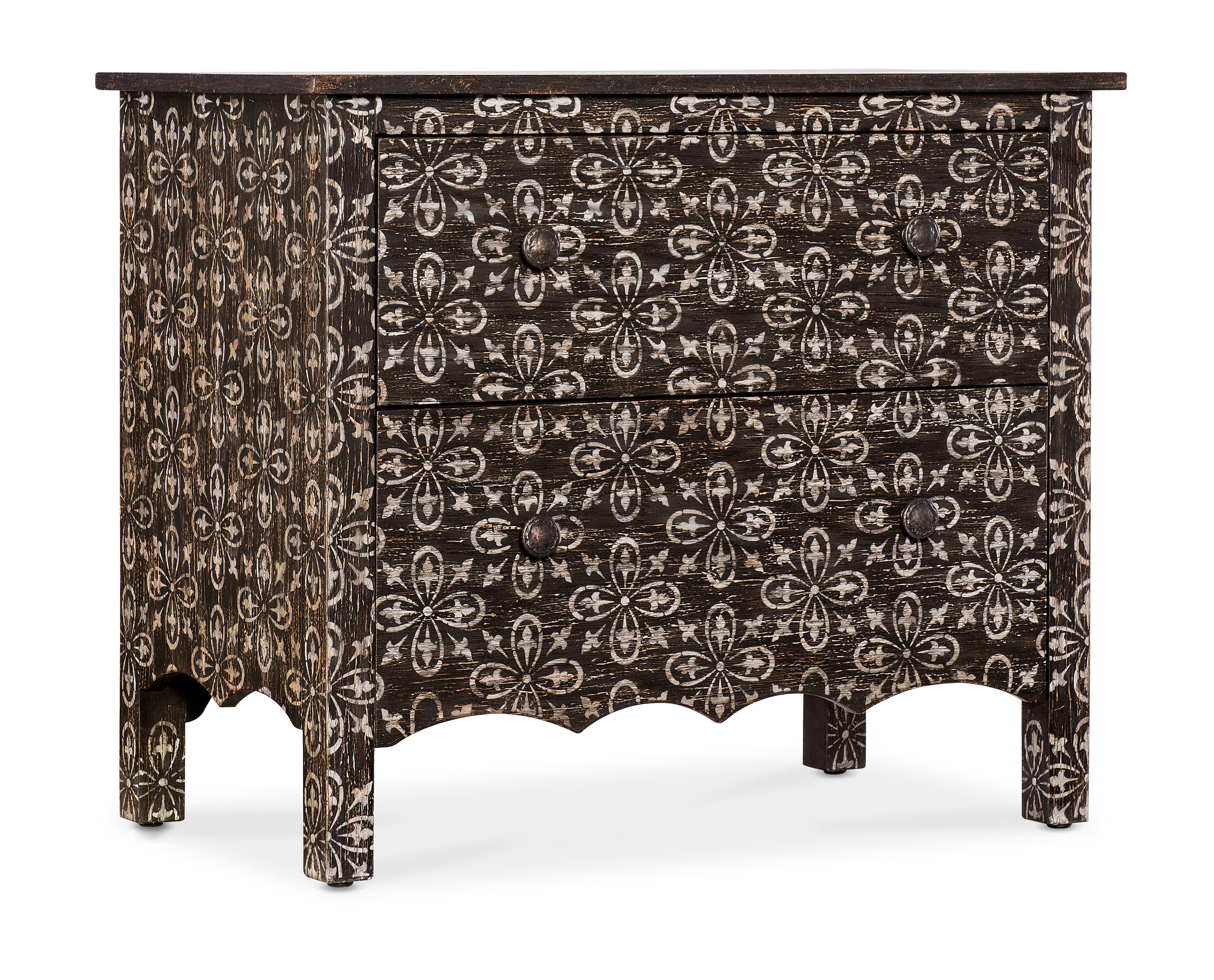 Americana Two-Drawer Nightstand - Mediterranean - Nightstands And ...