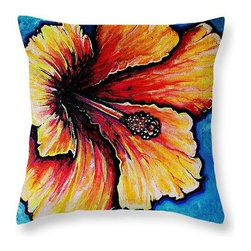 Hibiscus Power - Decorative Pillows