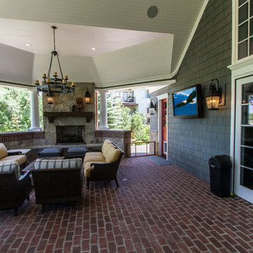 Greenwood Village Preserve Project-Traditional Shingle Style Home