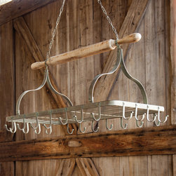 Hanging Rolling Pin Pot Rack - Pot Racks And Accessories