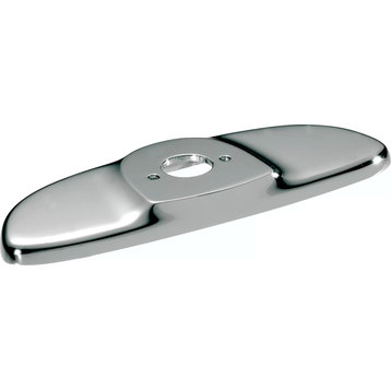 Delta 4" 1-Hole Metering Cover Plate, Polished Chrome