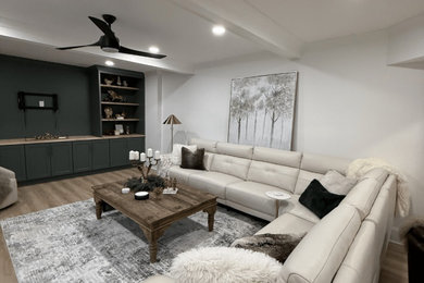 Example of a minimalist home design design in Atlanta