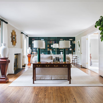 Lake Forest Refreshed Traditional Sitting Room