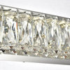 Elegant Lighting Monroe LED Wall Sconce, Chrome, 32.00 (Length)
