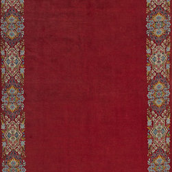 Persian Kerman runner 4'7 X 17'3 - Area Rugs