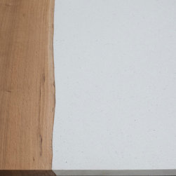 Gilasi Fuzed Tables. Recycled Glass/Re-claimed Lumber - Products