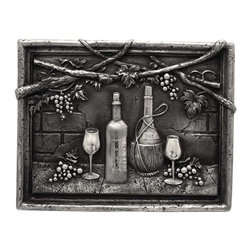 Metal mural for kitchen backsplash - Tile