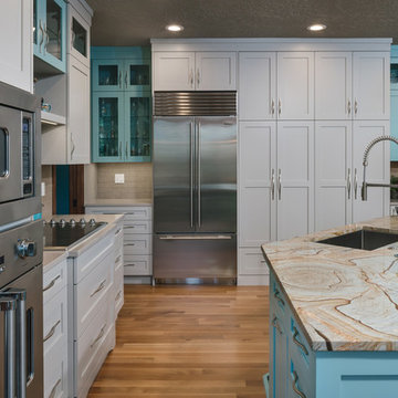 Illusion Blue Kitchen