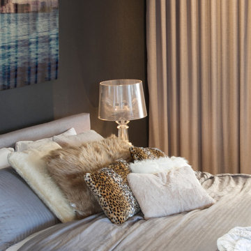 Belton Faux Fur Pillow - Cream 12x20
