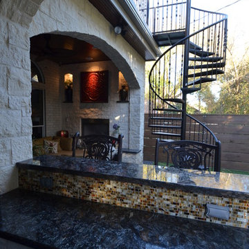 Bellaire Park Court Outdoor Kitchen Living Addition