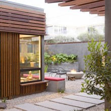zen garden and exterior