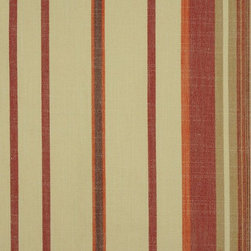 Cardinal Hudson Yarn Dyed Irregular Striped Blackout Fabric - Fabric