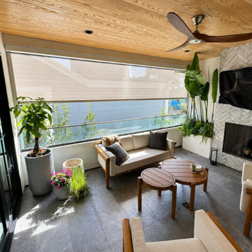 Manual Patio Shades for Sun & Privacy Control
