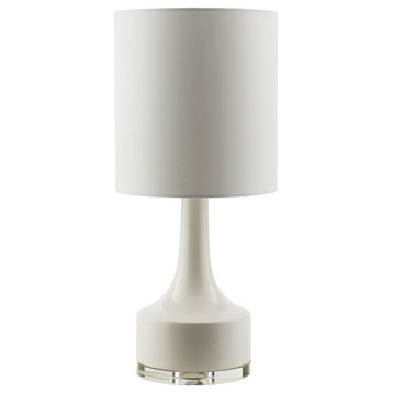 Farris Table Lamp, White