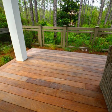 Florida Beach Home View From Cumaru Wood Deck