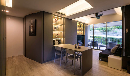 Houzz Tour: Hide and Sleek With a 2-Bedroom Condo's Hideaway Features