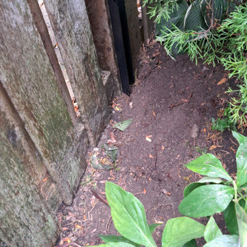 Wood Fence Post Repair & Reinforcement