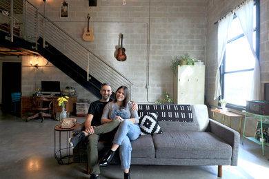 My Houzz: Vintage Touches in an Industrial Loft in Tampa