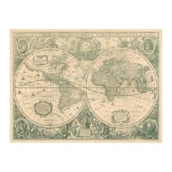 Vintage World Map - Prints And Posters