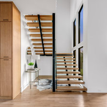 Staircase and railing