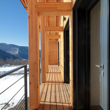 Construction d'un chalet de montagne - atelier S architecte Toulouse
