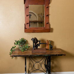 Vintage Console Table with Black Base - Console Tables