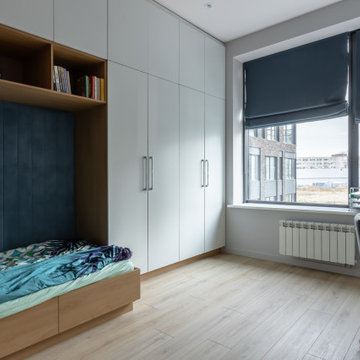 Ремонт четырехкомнатной квартиры для семьи с тремя детьми 120 м² в ЖК Лефортово