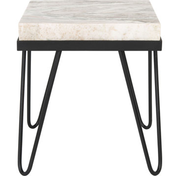 Jada Accent Table Multi Gray Stone, Black