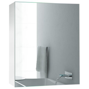 In Stock Ove Decors Neva 30 Aluminum Medicine Cabinet Modern Medicine Cabinets By Ove Decors Houzz