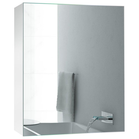 Krugg Medicine Cabinet, Blum Hinge Soft Close, 24"x30", Surface Mount