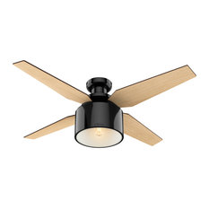 Hunter Fan Company 52" Cranbrook Low Gloss Black Ceiling Fan w/ Light/Remote