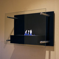 Bluworld - Nu-Flame Wall-Mounted Radia Ethanol Fireplace - Indoor Fireplaces