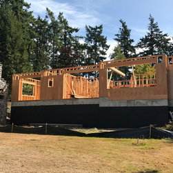 The ventilation is complete and framing is starting. - Products