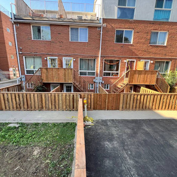 Apartment Complex Fencing in Queen West, Toronto