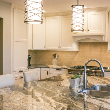 Warm Cream Kitchen Remodel: Springfield, IL