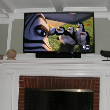 Down & Out Fireplace LED LCD