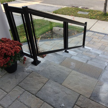 Aluminum and Glass Porch Railings - 125