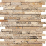 Unique Design Solutions - 12"x12" Fault Line Mosaic, Set Of 4, Great Smokey - 1 sq ft/sheet - Sold in sets of 4