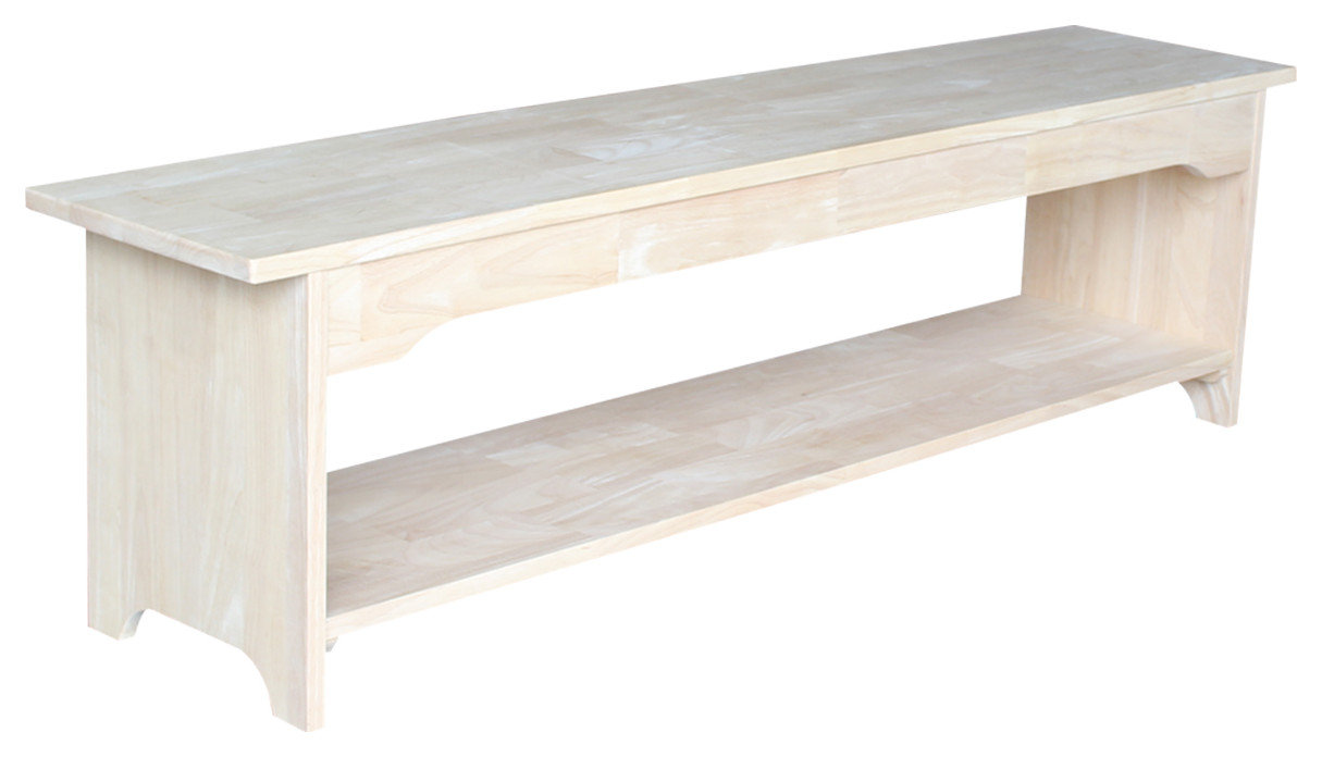 Brookstone Bench, 60 Inch - Transitional - Accent And Storage Benches ...