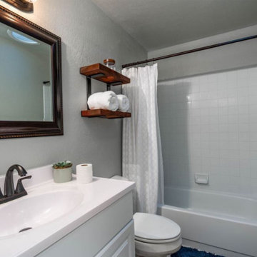 Stunning Interior. Revere Pewter Paint Color.